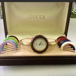 Gucci Vintage Watch With interchangeable Bezels